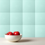 Solid cameo green mint soft turquoise tegeltje<br><div class="desc">Solide kleur cameo green mint soft turkooise design.</div>