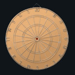 Solid cappuccino beige light brown dartbord<br><div class="desc">Solid color cappuccino beige light brown design.</div>