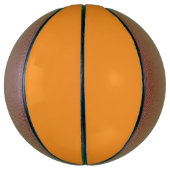Solid carrot orange basketbal (Verticaal)