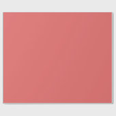 Solid Cayenne Red Gift Wrap Cadeaupapier (Vlak)
