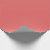 Solid Cayenne Red Gift Wrap Cadeaupapier (Hoek)