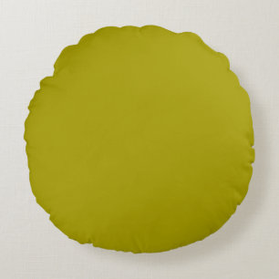 Solid Chartreuse Green Pop of Color Rond Kussen