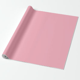 Solid cherry blossom roze cadeaupapier