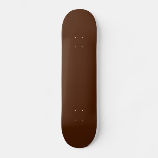 Solid Chocolade Brown skateboard (Voorkant)