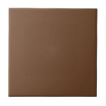 Solid Chocolate Brown Keramische Tegel 3 Tegeltje<br><div class="desc">Keramische Tegel met een stevige Chocolade Bruine achtergrond klaar voor u om te gebruiken zoals het is of om aan te passen met uw eigen afbeeldingen of tekst.</div>