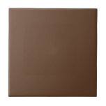 Solid Chocolate Brown Keramische Tegel 5 Tegeltje<br><div class="desc">Keramische Tegel met een stevige Chocolade Bruine achtergrond klaar voor u om te gebruiken zoals het is of om aan te passen met uw eigen afbeeldingen of tekst.</div>