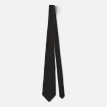 Solid Classic Zwart Kleur Formele Stropdas