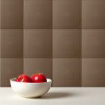 Solid cocoa brown tegeltje<br><div class="desc">Solid cocoa brown design.</div>