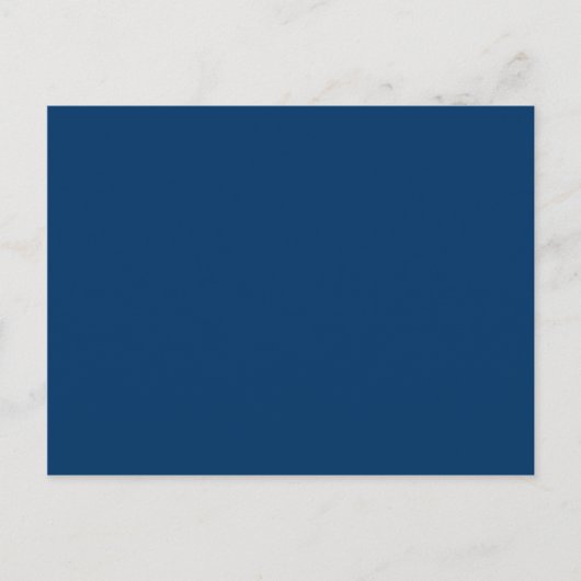 Solid Color 003366 Dark Blue Background Sjabloon Briefkaart (Voorkant)