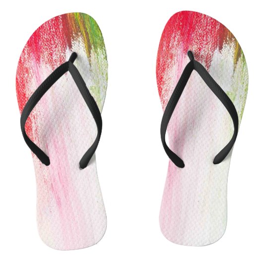 Solid Color Amerikaanse Teenslippers (Voetbed)