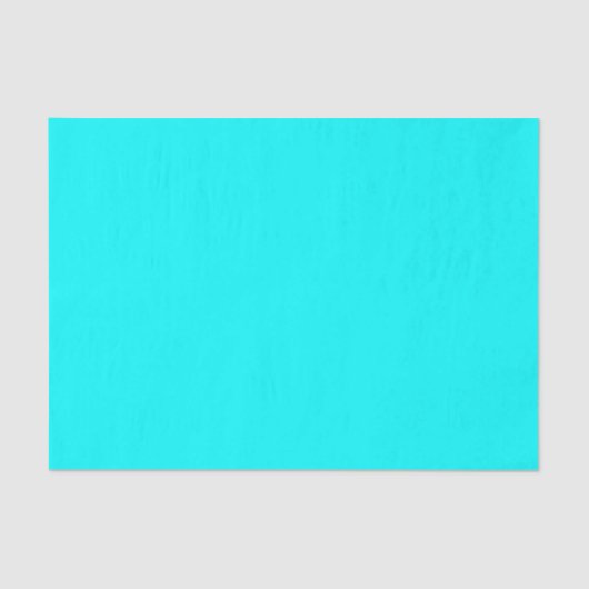 Solid Color Aqua Background Tissuepapier (Voorkant)