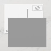 Solid Color Background-Sjabloon Briefkaart (Voorkant / Achterkant)