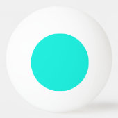 Solid Color: Bright Aqua Pingpongbal (Achterkant)