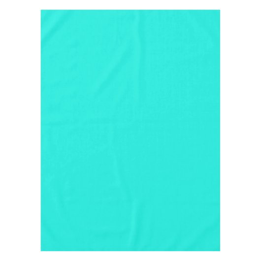 Solid Color: Bright Aqua Tafelkleed (Voorkant)