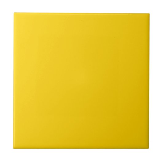 Solid color bright yellow tegeltje (Voorkant)