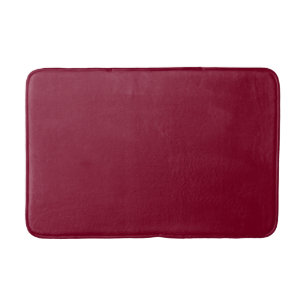 Solid Color burgundy maroon Badmat