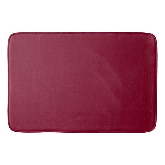 Solid Color burgundy maroon Badmat (Voorkant)