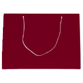 Solid Color burgundy maroon Groot Cadeauzakje (Voorkant)