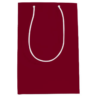 Solid Color burgundy maroon Medium Cadeauzakje