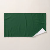 Solid Color dark green Bad Handdoek (Handdoek)