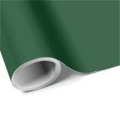 Solid color dark green cadeaupapier (Rol Hoek)