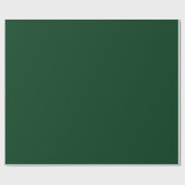Solid color dark green cadeaupapier (Vlak)