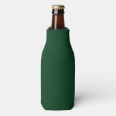 Solid Color dark green Flesjeskoeler (Fles Voorkant)