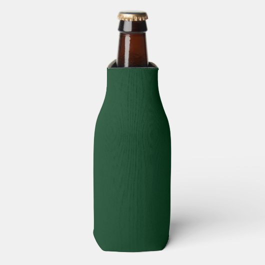 Solid Color dark green Flesjeskoeler (Fles Voorkant)