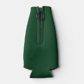 Solid Color dark green Flesjeskoeler (Achterkant)