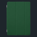 Solid Color dark green iPad Pro Cover<br><div class="desc">Duurzaam,  donkergroen ontwerp voor kleur.</div>