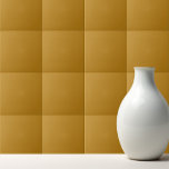 Solid color dark mustard brownish yellow tegeltje<br><div class="desc">Solid color dark mustard brownish yellow design.</div>