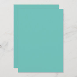 Solid Color Flat Invitations Aankondigingen Kaart