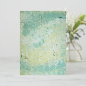 Solid Color Flat Invitations Aankondigingen Kaart (Staand voorkant)