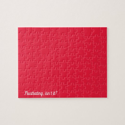 Solid Color Frustratie Jigzaag Puzzle Legpuzzel (Horizontaal)