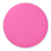 Solid Color: Hot Pink #2 Keramische Knop (Voorkant)