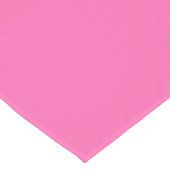 Solid Color: Hot Pink #2 Korte Tafelloper (Hoek)