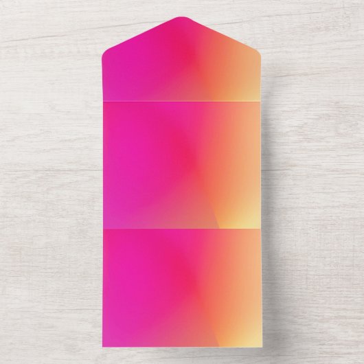 Solid Color Invitations Kaart (Binnen)