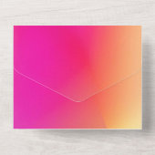 Solid Color Invitations Kaart (Achterkant)