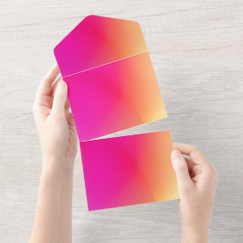 Solid Color Invitations Kaart