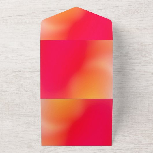 Solid Color Invitations Kaart (Buitenkant)