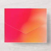 Solid Color Invitations Kaart (Achterkant)