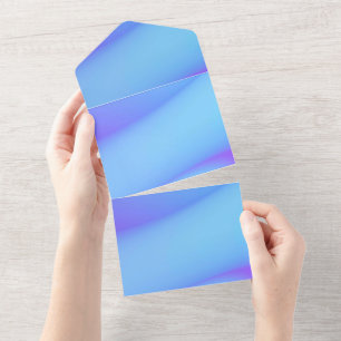 Solid Color Invitations Kaart