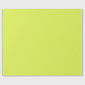 Solid Color key limoen geel groen Cadeaupapier (Vlak)