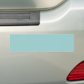 Solid Color Light Blue 99CCCC Background Bumpersticker (Op auto)