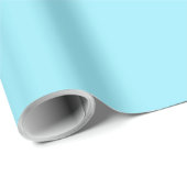 Solid color light soft aqua blue cadeaupapier (Rol Hoek)