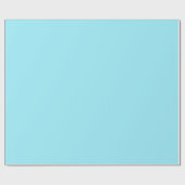 Solid color light soft aqua blue cadeaupapier (Vlak)