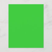 Solid Color Lime Green Blank Flyer (Voorkant)
