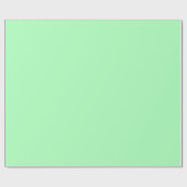 Solid Color Mint Green Cadeaupapier (Vlak)