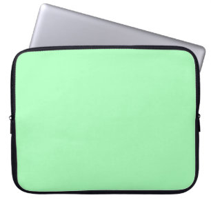 Solid Color Mint Green Laptop Sleeve