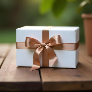 Solid Color Mocha beige Neutral Hex B17868 Satijnen Lint